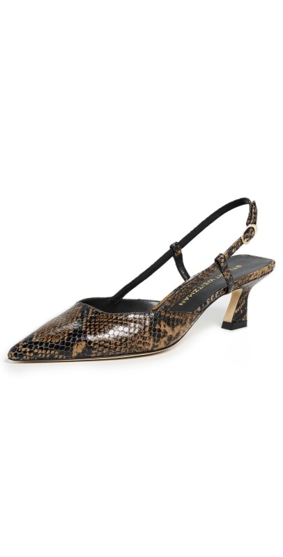 Stuart Weitzman Vinnie Slingback Pumps 50mm Espresso