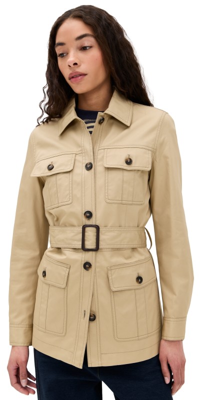 Nili Lotan Mila Jacket Desert Khaki