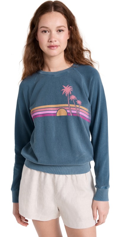 SUNDRY Cali Sunset Sweatshirt Pigment Nightshade