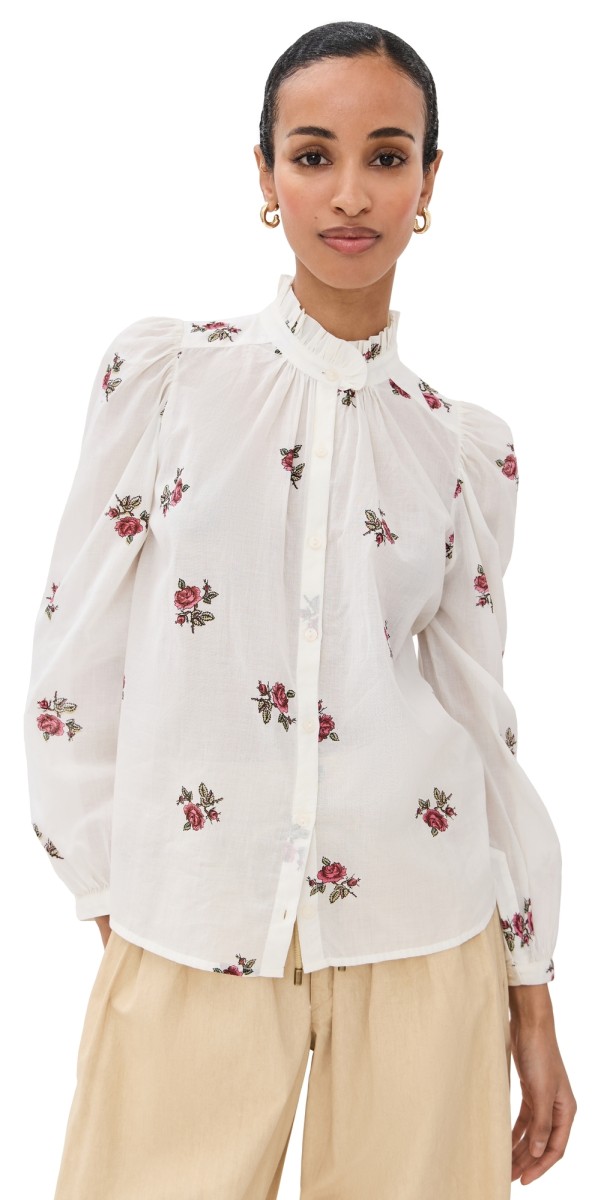 Alix of Bohemia Annabel Little Rosebud Shirt Rosebud