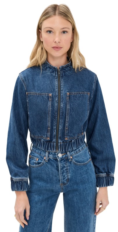 alice + olivia Mateo Carpenter Jacket Cambria Vintage