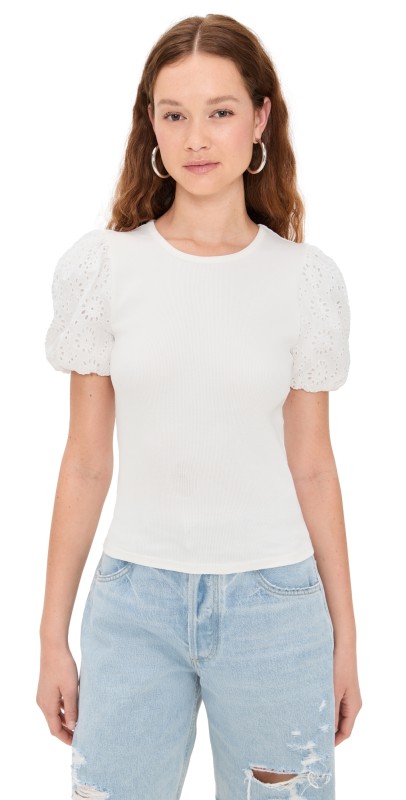 PAIGE Marina Top White