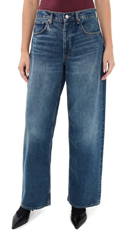 ANINE BING Manon Jeans Washed Blue