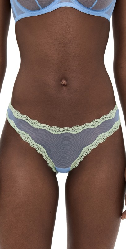 Fleur du Mal Sheer Tulle Thong Daydream