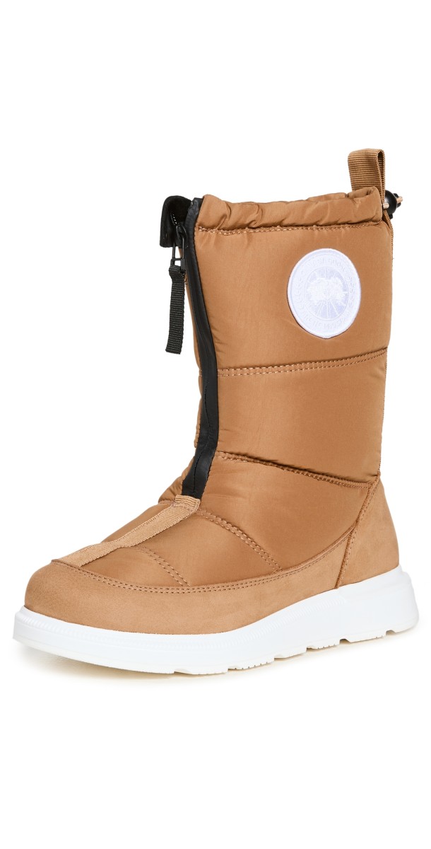 Canada Goose Cypress Fold-Down Boots Sandalwood/White
