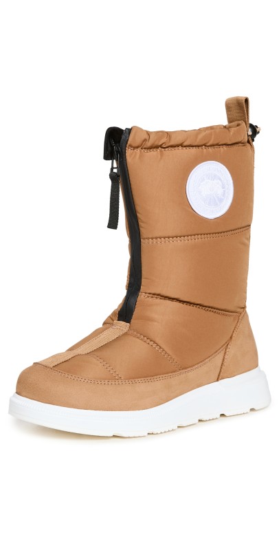 Canada Goose Cypress Fold-Down Boots Sandalwood/White
