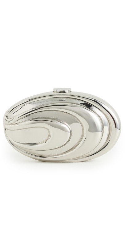 SIMKHAI Inez Clutch Silver