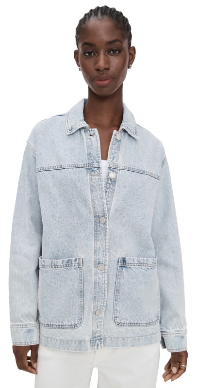 Z Supply On The Road Denim Jacket Faded Indigo
