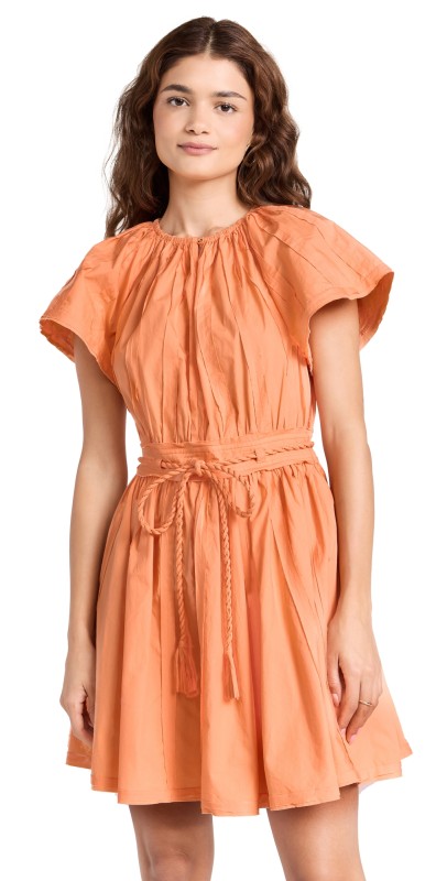 Ulla Johnson Jessa Dress Coral