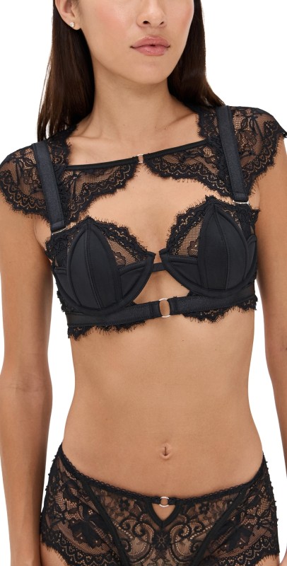 Thistle and Spire Daphne Bra Black