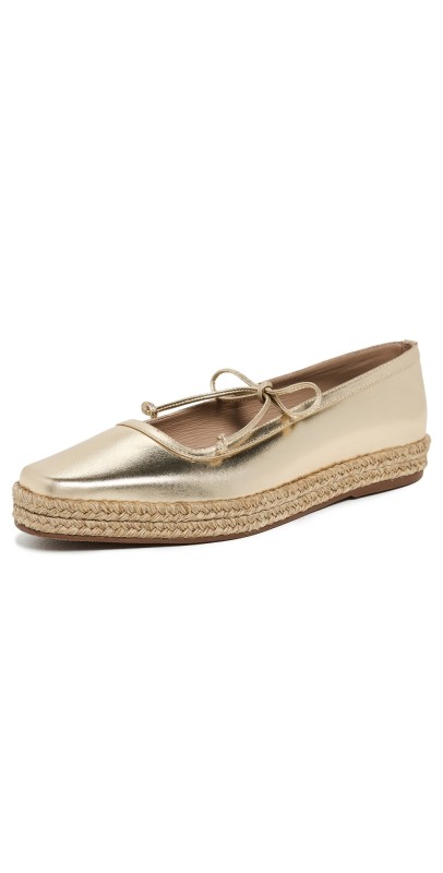 KAANAS Araia Espadrilles Gold