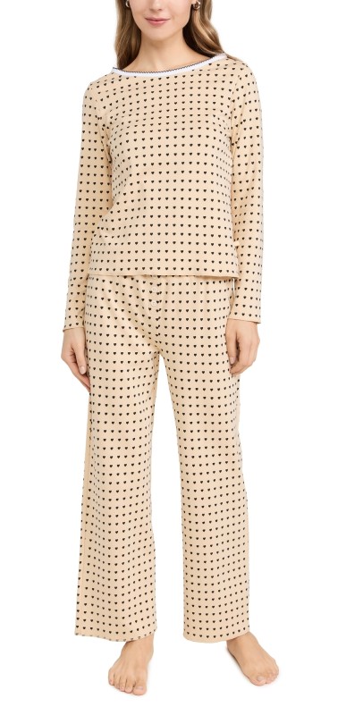 Cozyland by Morgan Lane Ellie PJ Set Latte