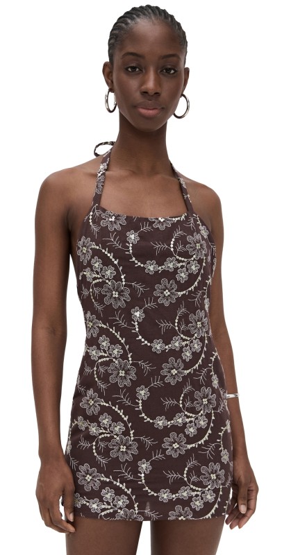 SIEDRES Ioana Dress Brown