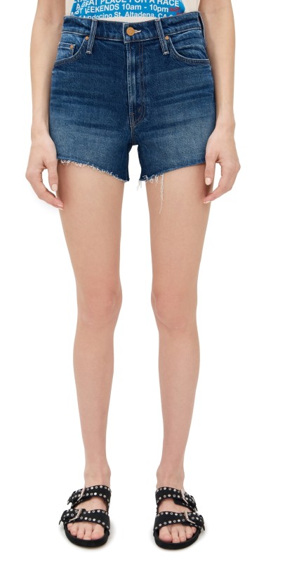 MOTHER The Dodger Fray Shorts Bunny Hop