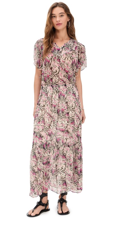 Isabel Marant Odelia Maxi Dress Pink