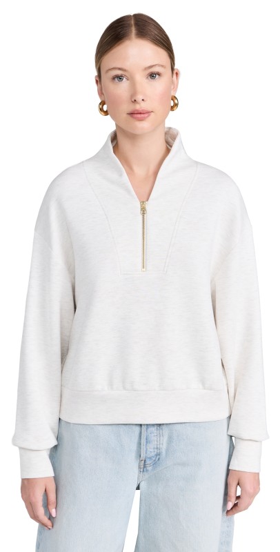 Varley Davidson Sweatshirt Ivory Marl