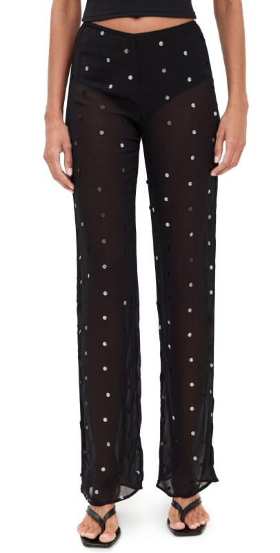 Bec + Bridge Arielle Pants Black Sequin