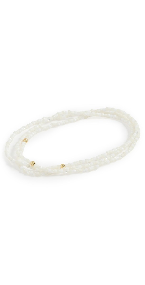 Gorjana Harbor Bracelet Set Mother of Pearl