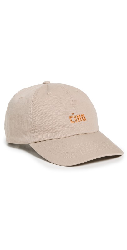Clare V. Baseball Hat Khaki w/ Faded Tanger