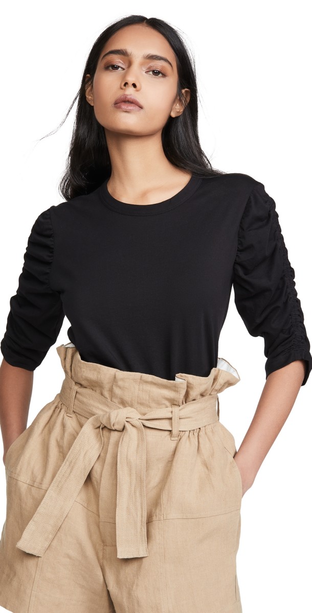 Veronica Beard Jean Waldorf Tee Black