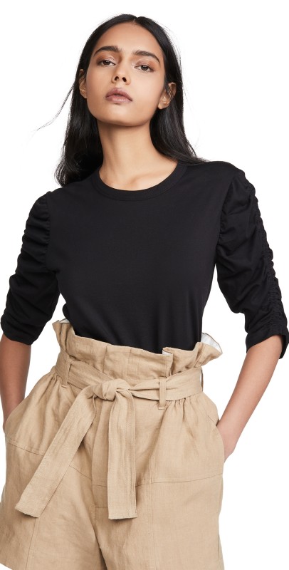 Veronica Beard Jean Waldorf Tee Black