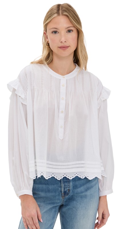 XIRENA Lucielle Top White
