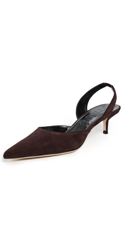 STAUD Sebastian Slingback Heels Espresso