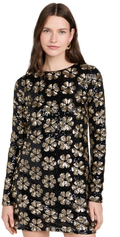 Show Me Your Mumu Matilda Dress Flower Pop Gold