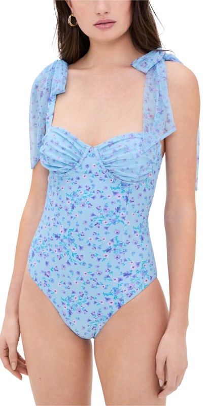 Beach Riot Dede One Piece Iris Petal