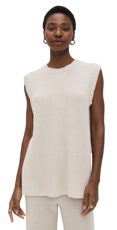 Splendid x Cella Jane Tunic Sweater Vest Pearl