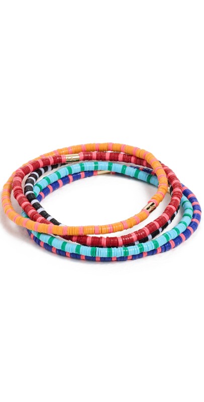 Elsie Frieda Heishi Bead Bracelet Set Happy Hour