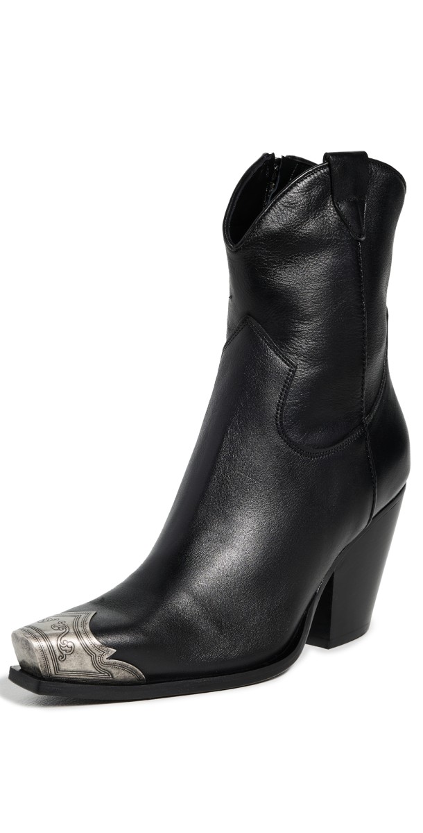 Free People Brayden Western Boots Black
