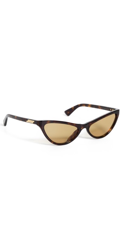 Bottega Veneta BV1414S Sunglasses Havana-Havana-Brow