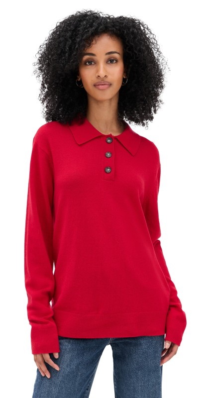The Garment Como Polo Red