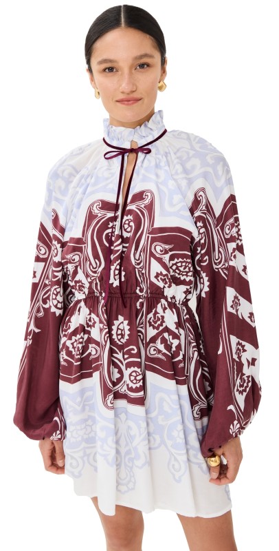 Lug Von Siga Selene Dress Maroon/Blue