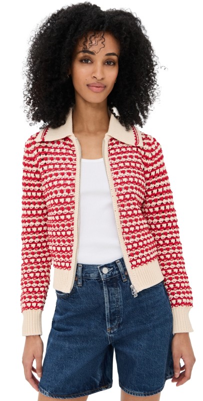 Guest in Residence Kirby Jacket Cherry Combo