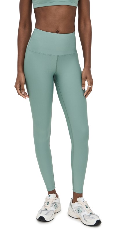 Year of Ours Recycled High Rise Sport Leggings Basil