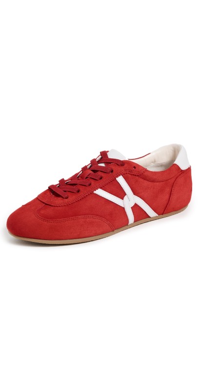 Veronica Beard Riviera Sneakers Poppy/Coconut