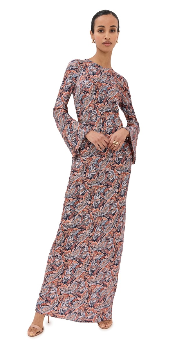 Veronica Beard Gemma Dress Navy Multi