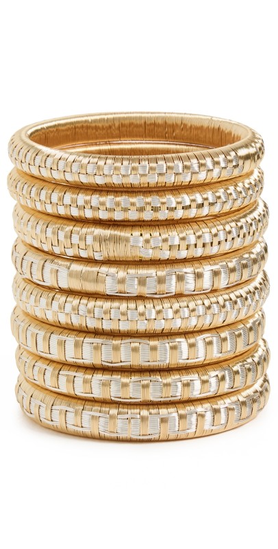 Johanna Ortiz Gold Andalusian Breeze Bangles Gold