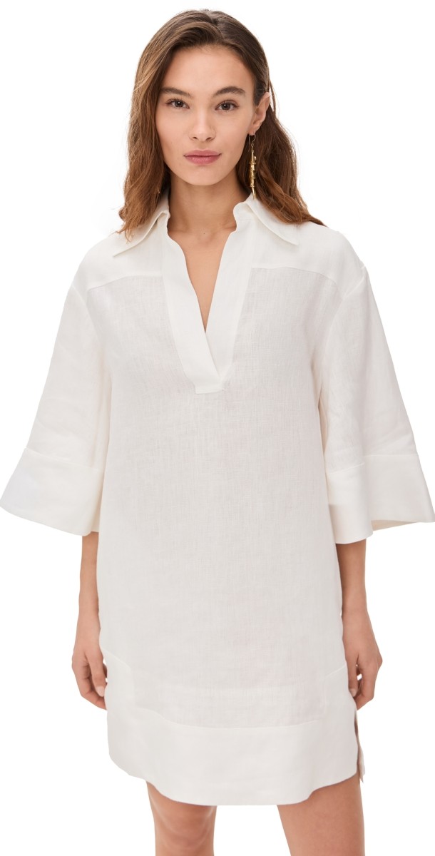 Zimmermann Junie Tunic Dress Ivory