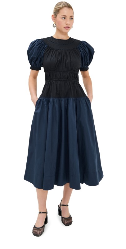 Ulla Johnson Marte Dress Twilight Colorblock