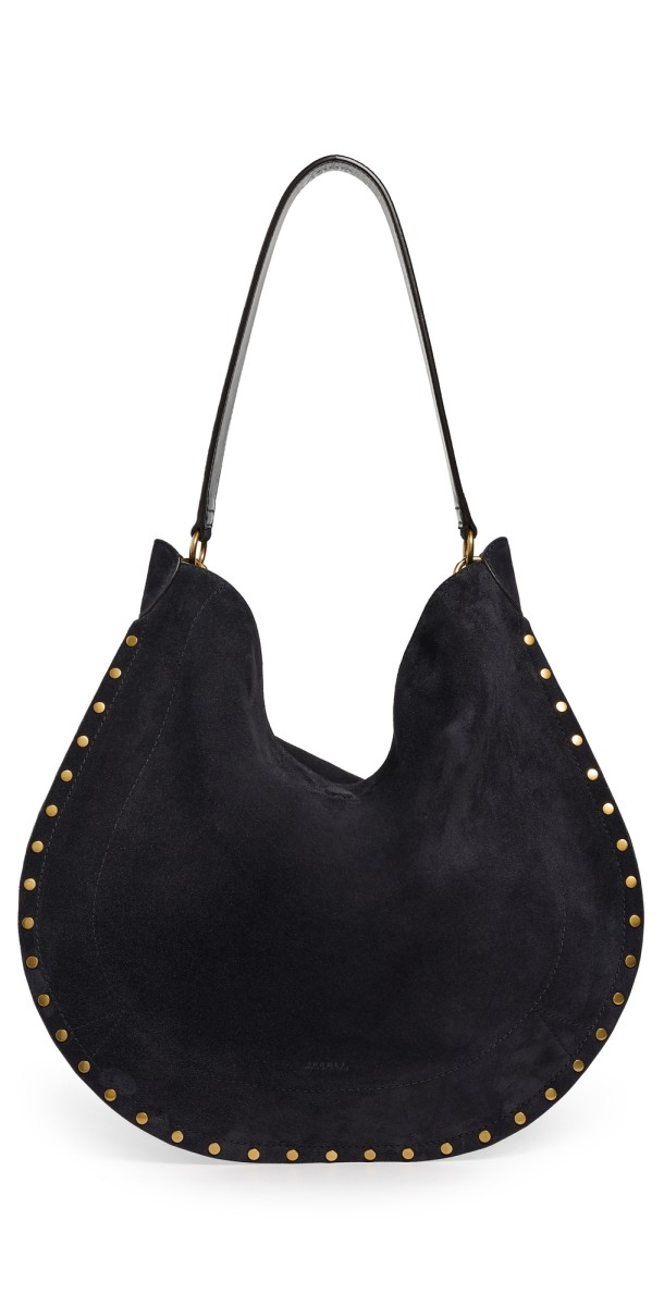 Isabel Marant Oskan Hobo Soft Bag Black Midnight