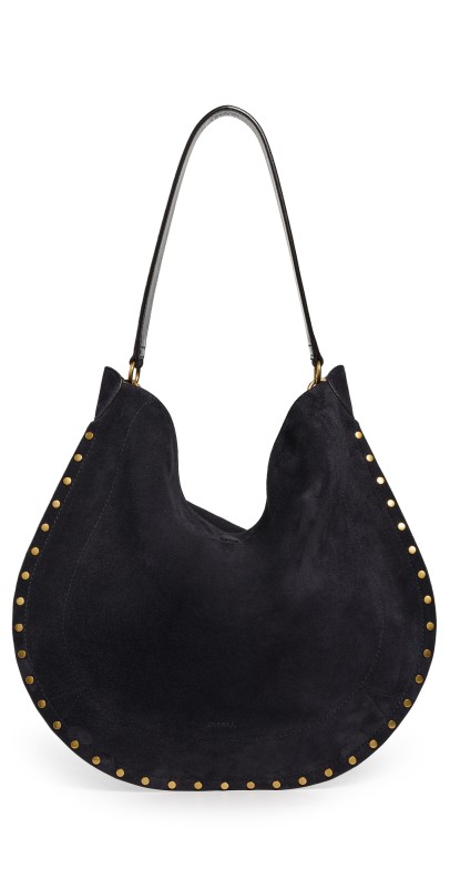 Isabel Marant Oskan Hobo Soft Bag Black Midnight