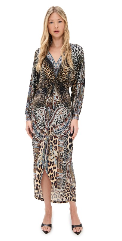 Camilla Twist Front Dress Istanbul Animalia