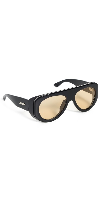Bottega Veneta BV1362S Sunglasses Black/Orang