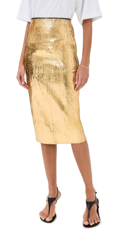 CO Slip Skirt Gold