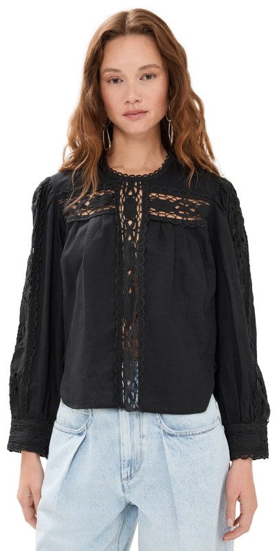 Isabel Marant Étoile Valmira Top Black