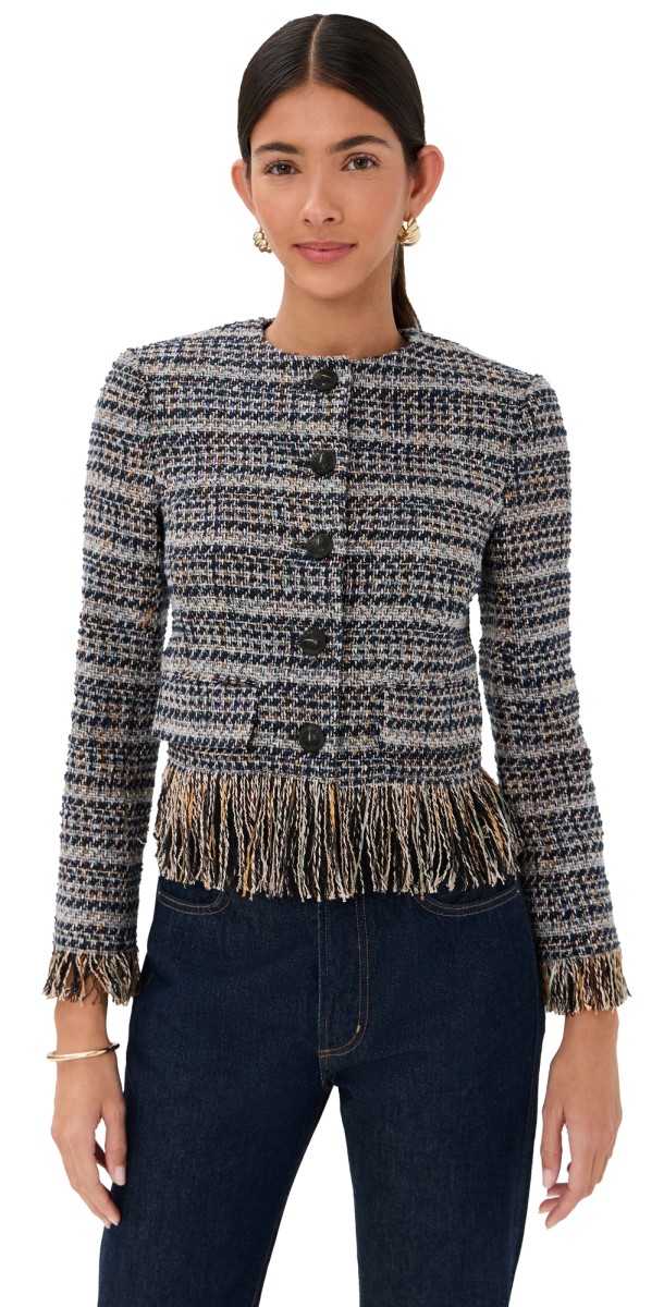 Veronica Beard Lyons Jacket Navy Multi