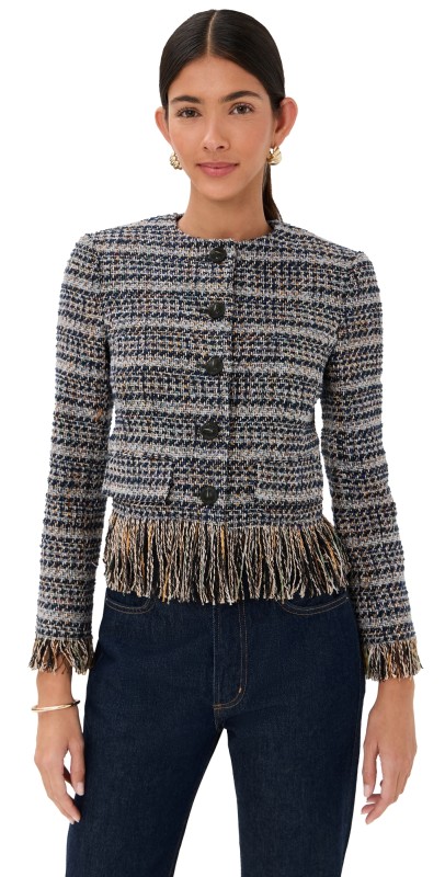 Veronica Beard Lyons Jacket Navy Multi